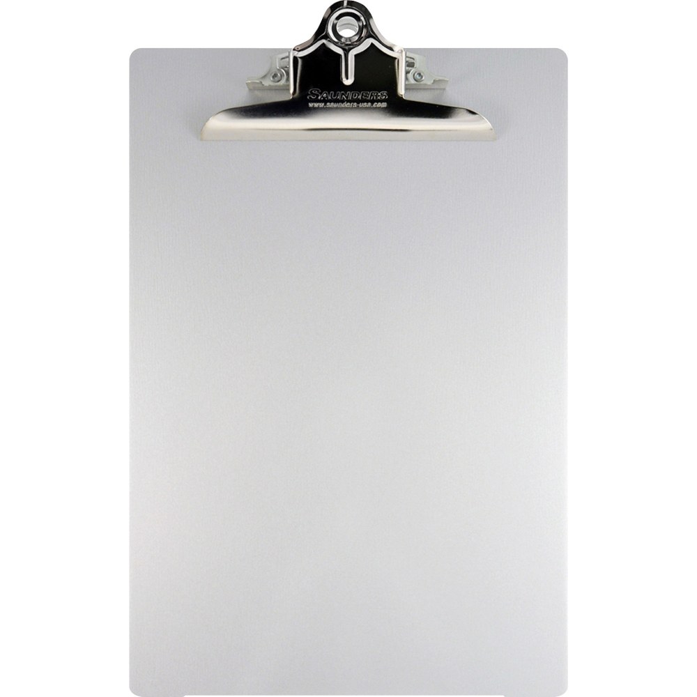 Saunders Aluminum Round Corner Clipboards - 1in Clip Capacity - 8 1/2in x 12in - Clamp - Aluminum - Silver - 1 Each (Min Order Qty 7) MPN:22517 Saunders Aluminum Round Corner Clipboards - 1in Clip Capacity - 8 1/2in x 12in - Clamp - Aluminum - Silver - 1 Each (Min Order Qty 7) MPN:22517