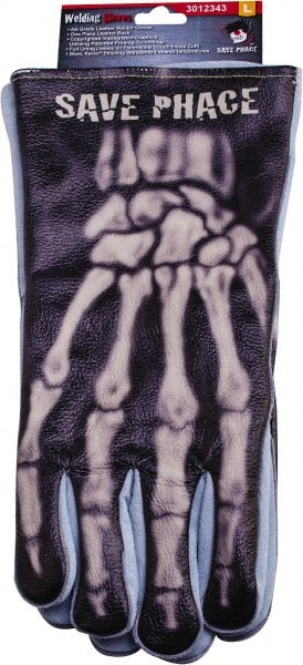 Size L (9) Cotton Lined Leather Heat Resistant Glove MPN:3012343