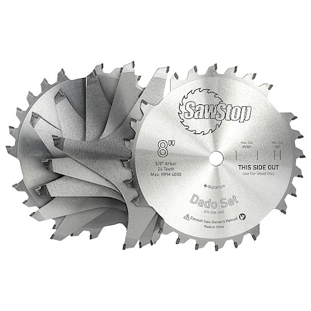 Dado Blade Set, 24T, Dia:8