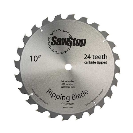 Circular Saw Blade, Carbide, Dia 10 in MPN:BTS-R-24ATB