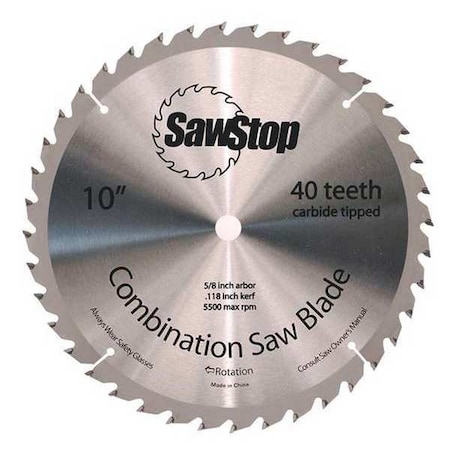 40-Teeth Circular Saw Blade, Combination MPN:CNS-07-148