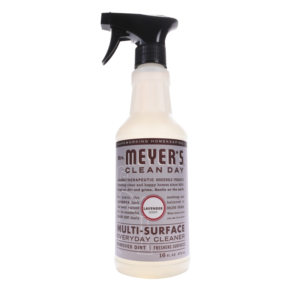 Mrs. Meyers Multipurpose Cleaner, Lavender Scent, 16 Oz Bottle MPN:663011EA