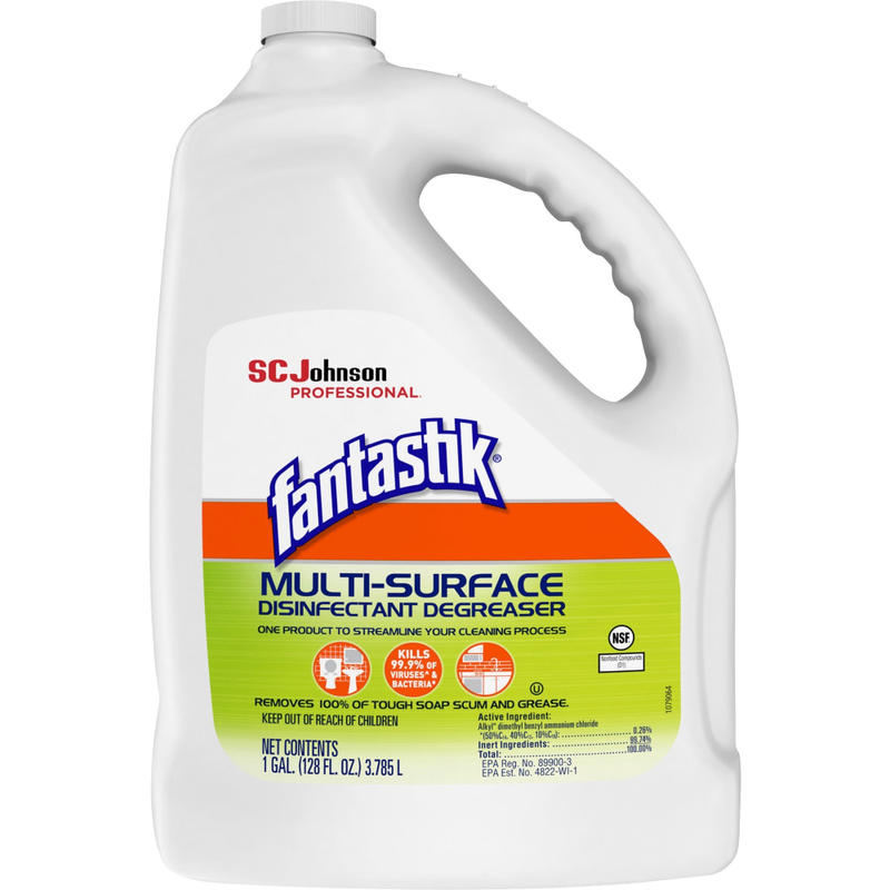 Fantastik Disinfectant Degreaser Spray, Fresh Scent, 1 Gallon MPN:SJN311930