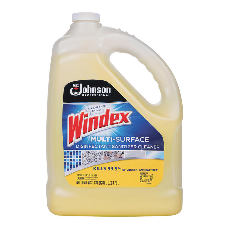 Windex Multi-Surface Disinfectant Cleaner, Citrus Scent, 128 Oz MPN:SJN682265