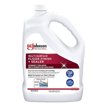 Floor Finish, Liquid, 1 gal, Bottle, PK4 MPN:362822