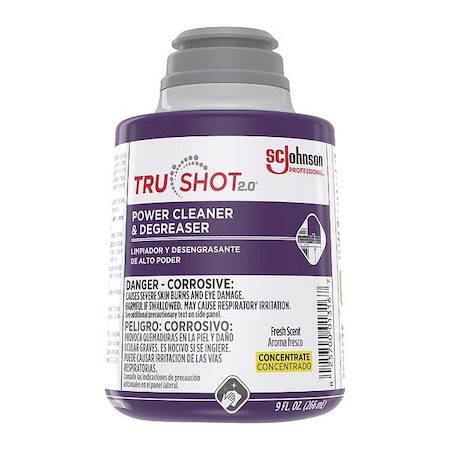 TruShot 2.0 Power Cleaner and Degreaser, Cartridge, Liquid, 4 PK MPN:379842