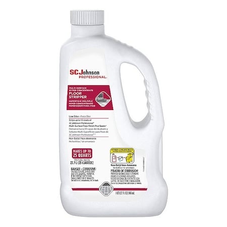 Floor Stripper, Liquid, 1 qt, Bottle, PK6 MPN:680078