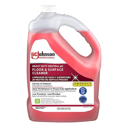 Floor Cleaner, Liquid, 1 gal, Bottle, PK4 MPN:680079