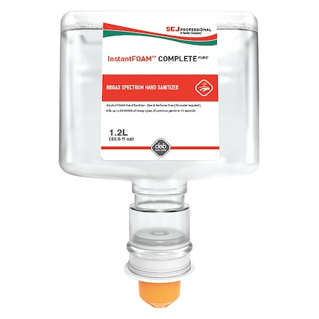Hand Sanitizer, 1 L, Fragrance Free, PK3 MPN:IFC1TF