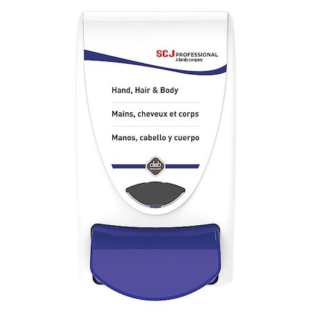 Shampoo/Body Wash Disp, WH, 1 L, 4 5/8 inD MPN:SHW1LDS