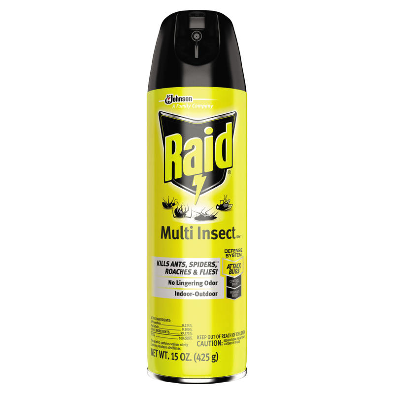Raid Insect Killer, Multi Insect, 15 Oz, Pack Of 12 Bottles MPN:300819