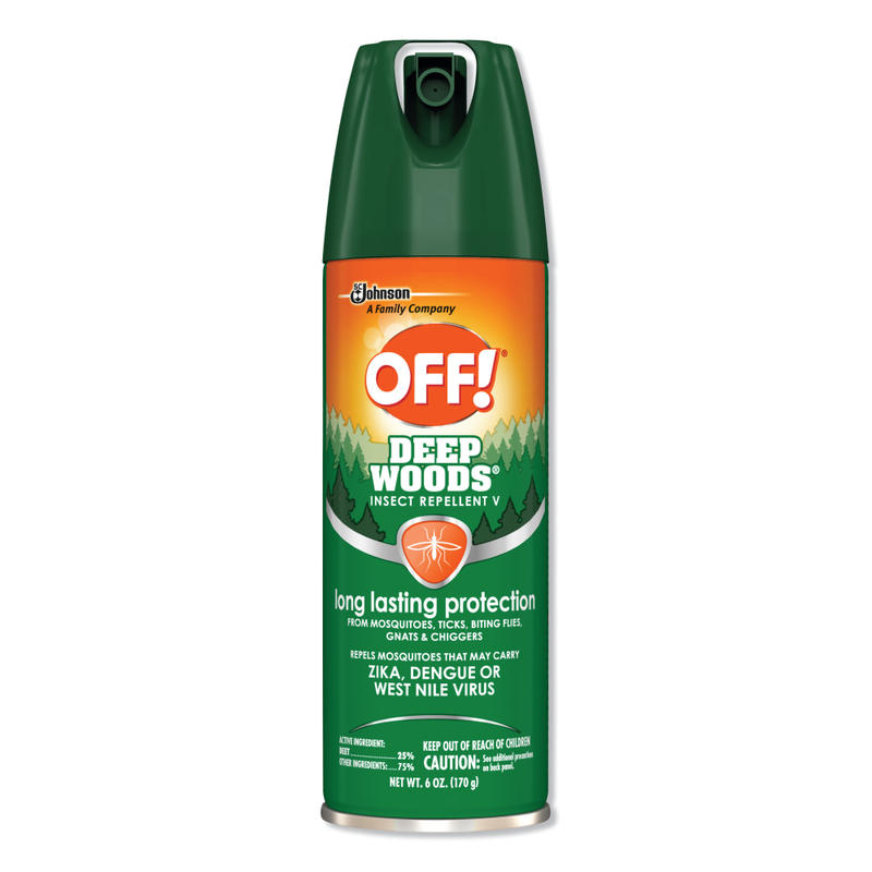 OFF! Deep Woods Insect Repellent, 6-Oz Spray Canister MPN:611081EA