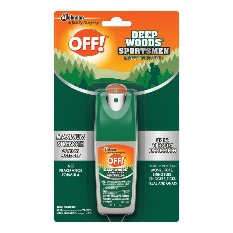 OFF! Deep Woods Sportsmen Insect Repellent, 1 Oz, Pack Of 12 Bottles MPN:611090