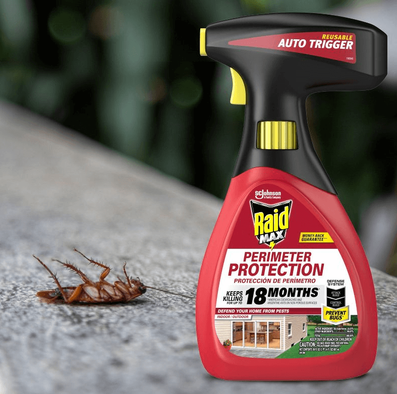 Raid Max Perimeter Protection Bug Spray, 30 Oz Bottle MPN:659436EA