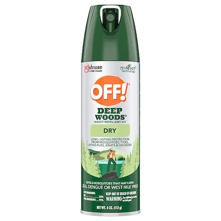 Dry Spray, 4 oz., Deep Woods, OFF, PK12 MPN:616304