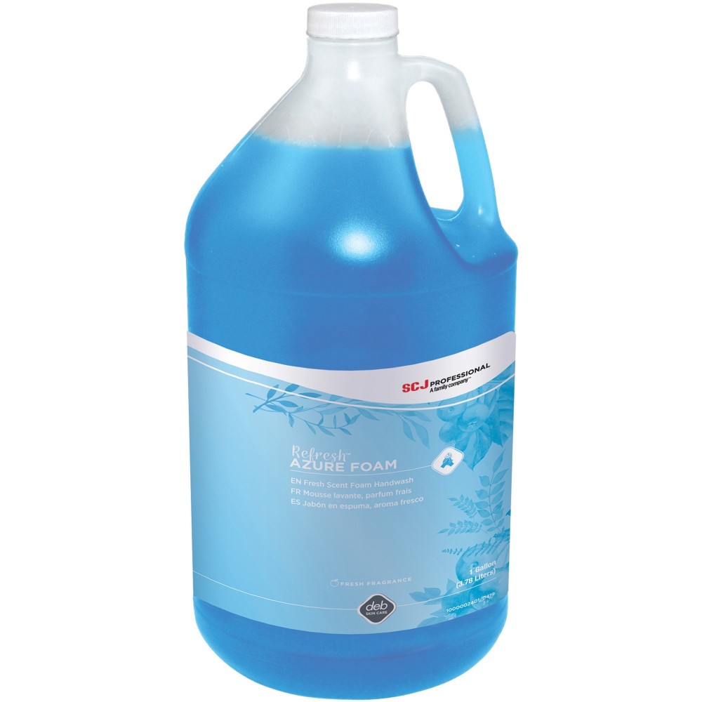 SC Johnson Fresh Apple Refill Foam Hand Soap - Fresh Apple Scent - 1 gal - Dirt Remover - Hand - Moisturizing - Blue - Anti-irritant, Non-drying MPN:51105