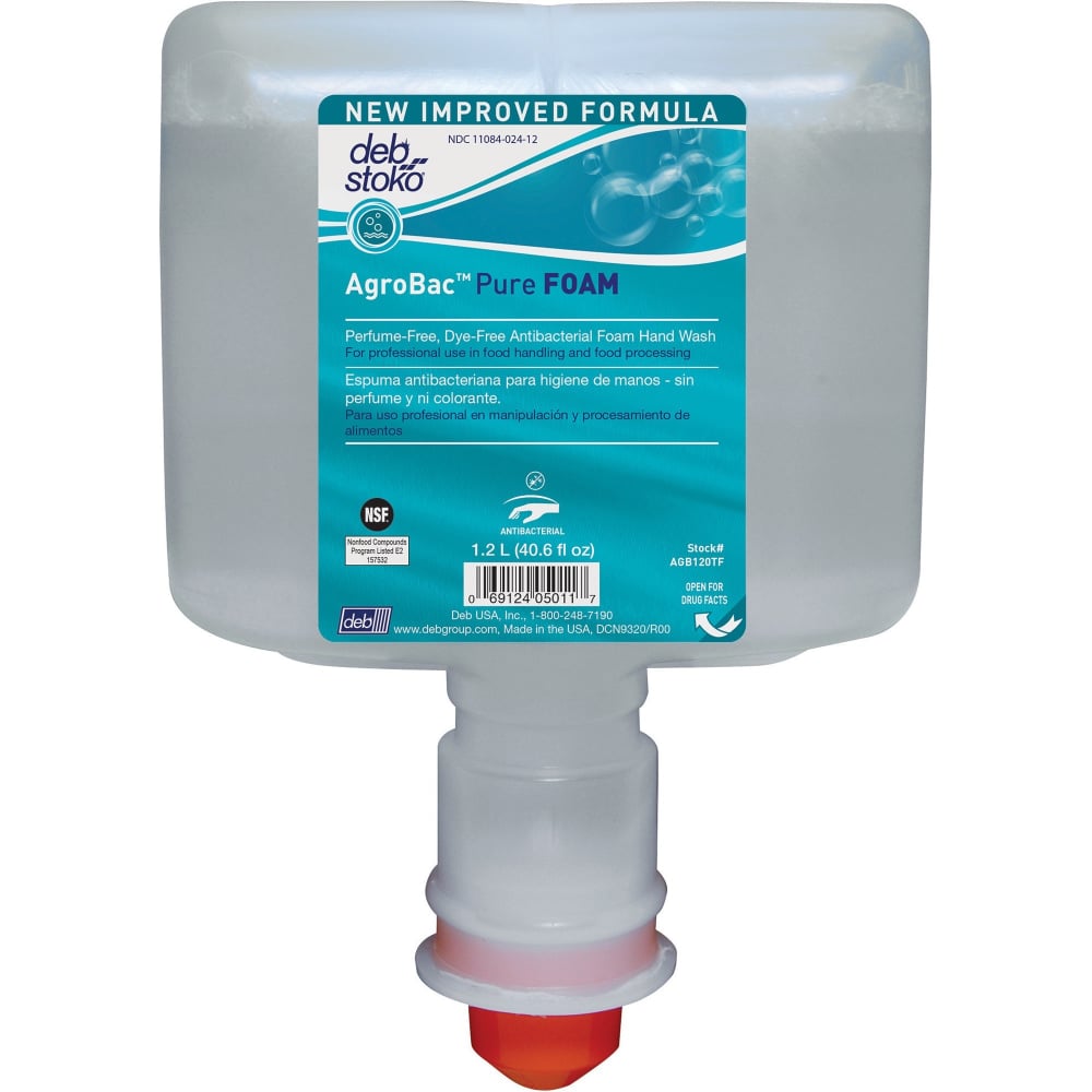 SC Johnson Antibacterial Foam Hand Soap - 1.27 quart - Bacteria Remover - Hand - Antibacterial - Clear - AGB120TF MPN:AGB120TF