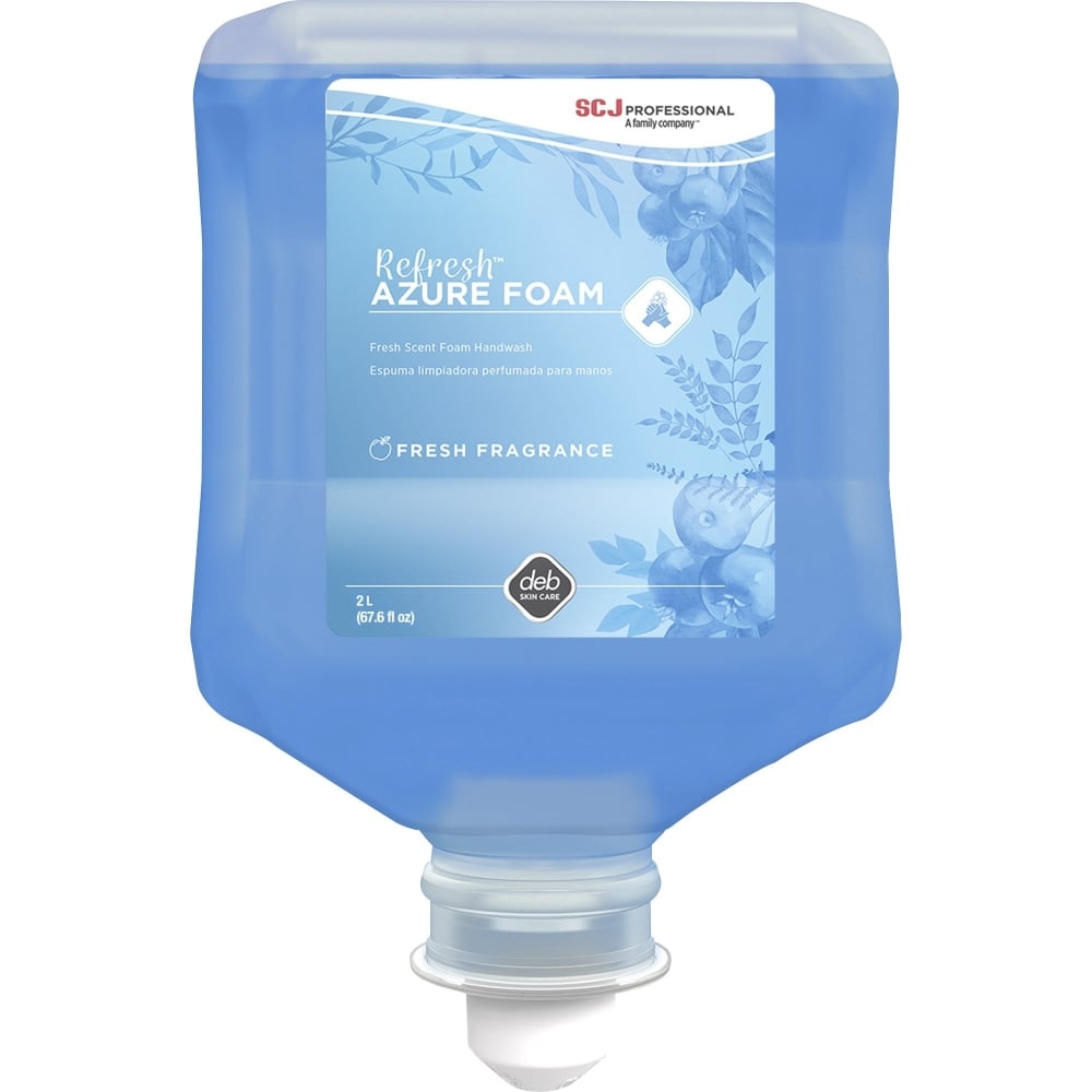 SC Johnson Refresh Azure Foam Hand Soap, Fresh Apple Scent, 67.6 Oz, Carton Of 4 MPN:AZU2LT