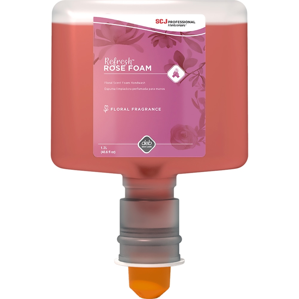 SC Johnson TF Refill Refresh Rose Foam Handwash - Rose Scent - 1.27 quart - Cartridge Dispenser - Dirt Remove - RFW120TF MPN:RFW120TF
