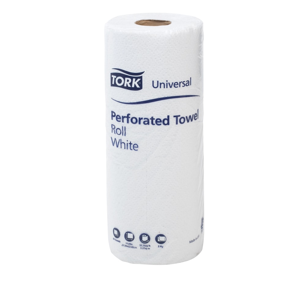 Tork Universal 2-Ply Paper Towels, 84 Sheets Per Roll, Pack Of 30 Rolls (Min Order Qty 2) MPN:HB1990A