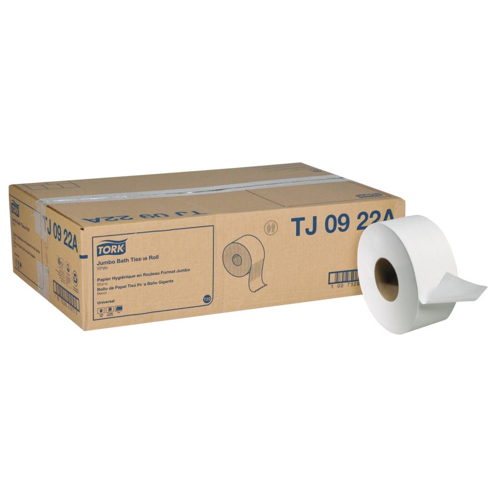 Tork Universal Jumbo 2-Ply Toilet Paper, 1000ft Per Roll, Pack Of 12 Rolls MPN:TJ0922A