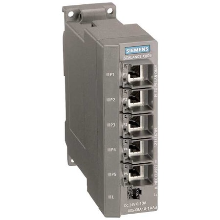 SCALANCE X005, IE Entry Level Switch unm MPN:6GK50050BA101AA3