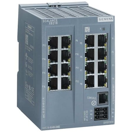 SCALANCE XB216 managed Layer 2 IE Switch MPN:6GK52160BA002AB2