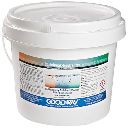 Neutralizer Powder, 25 lb, Pail, White MPN:SCLBRK-NEUT-25