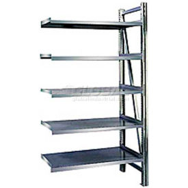 Steel Pick Shelving 5 Level Single Straight 78
