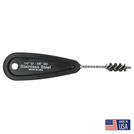 Standard refrigeration copper fitting brush, 1-1/4 in L Brush, Plastic MPN:00825