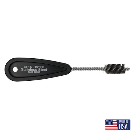 Standard refrigeration copper fitting brush, 1-1/4 in L Brush, Plastic MPN:00826