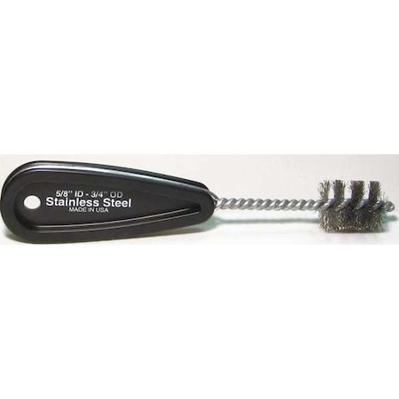Standard refrigeration copper fitting brush, 1-1/4 in L Brush, Plastic MPN:00828