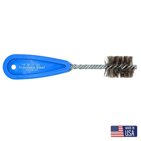 Premium refrigeration copper fitting brush, 1-1/4 in L Brush, Plastic, 12 PK MPN:00930