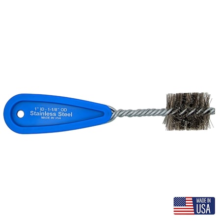 Stainless Steel Premium plumbing copper fitting brush, Plastic MPN:00931