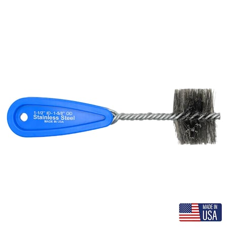 Stainless Steel Premium plumbing copper fitting brush, Plastic MPN:00934