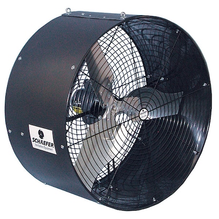 Standard Duty Industrial Fan, Ceiling Mount, 36 in Blade Dia, 115/230V, 11, 690 cfm, Non-Oscillating MPN:GVKC36