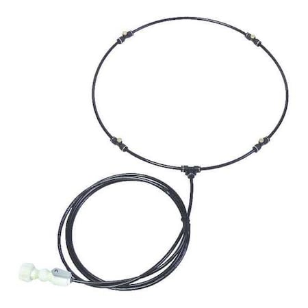 Misting Ring Kit, 18 in Blade Dia, Polyethylene, Black MPN:MKLP24SO-4B