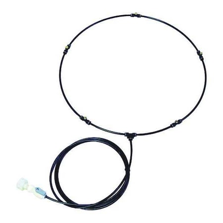 Misting Ring Kit, 22 in Blade Dia, Polyethylene, Black MPN:MKLP30SO-5B