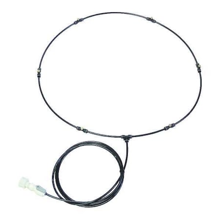 Misting Ring Kit, 26 in Blade Dia, Polyethylene, Black MPN:MKLP36SO-6B