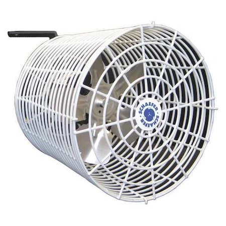 Standard Duty Industrial Fan, Wall Mount, 8 in Blade Dia, 115V, 450 cfm, Non-Oscillating MPN:VK8