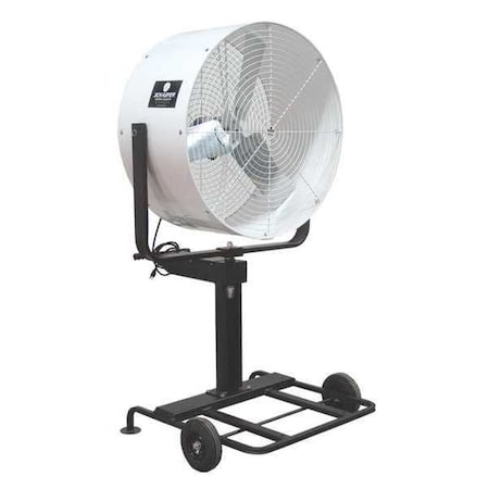 Standard Duty Air Circulator, Pedestal Mount, 36 in Blade Dia, 115/230V, 11, 700 cfm, Oscillating MPN:VKO36-O