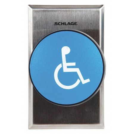 Push to Exit Button, Momentary Switch MPN:625BLH