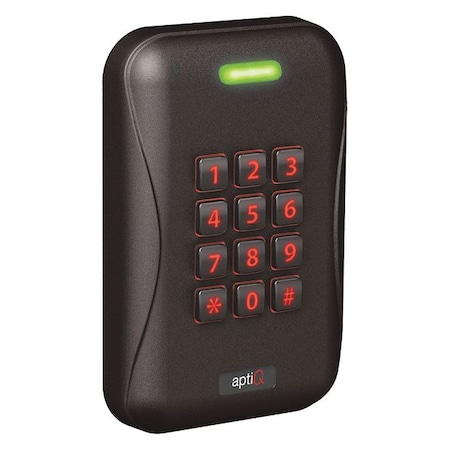 Access Control Keypad, Black, 5-7/64 in. H MPN:MTK15