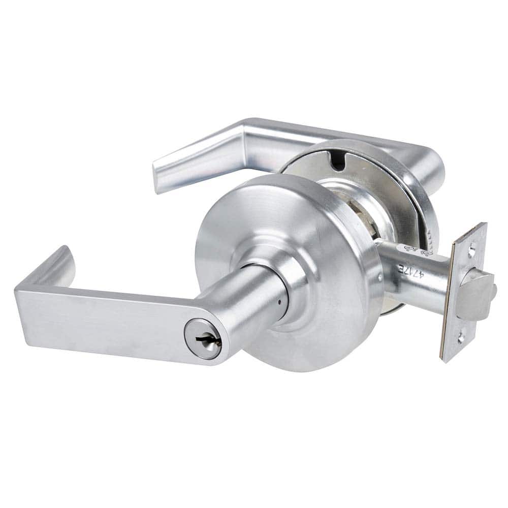 Lever Locksets; Door Thickness: 1 3/8 - 1 3/4; Key Type: Keyed Alike; Back Set: 2-3/4; For Use With: Commerical installation; Finish/Coating: Satin Chrome; Material: Brass; Material: Brass; Door Thickness: 1 3/8 - 1 3/4; Lockset MPN:ALX50P RHO 626