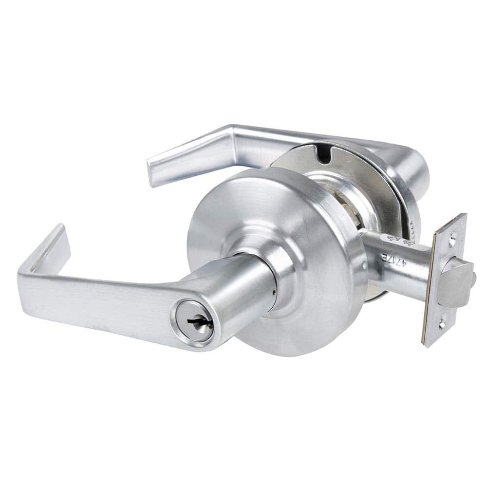 Lever Locksets; Door Thickness: 1 3/8 - 1 3/4; Key Type: Keyed Alike; Back Set: 2-3/4; For Use With: Commerical installation; Finish/Coating: Satin Chrome; Material: Brass; Material: Brass; Door Thickness: 1 3/8 - 1 3/4; Lockset MPN:ALX80P SAT 626