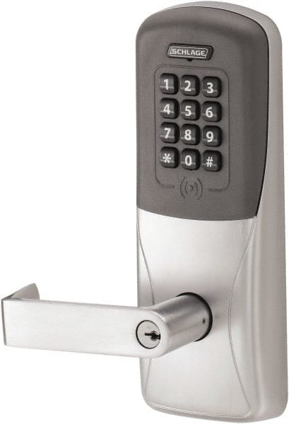 Entry Lever Lockset for 1-3/8 to 1-3/4