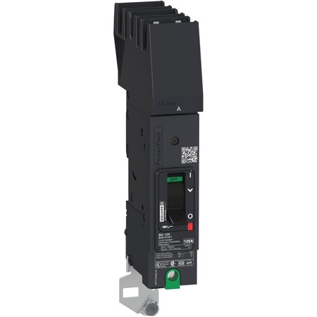 Molded Case Circuit Breaker, POWERPACT B Series, 80A, 1 Pole, 277/480V AC, 25kA at 240V AC, B Curve MPN:BDA140805