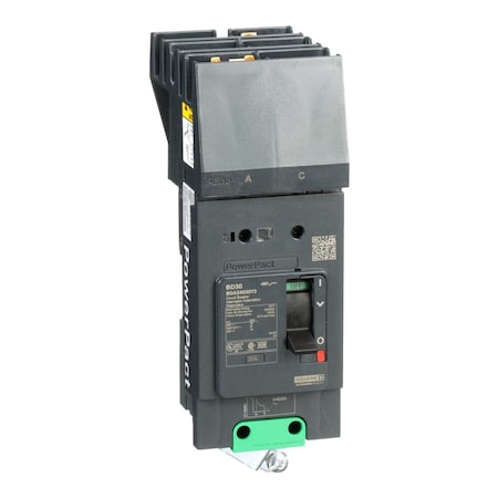 Molded Case Circuit Breaker, POWERPACT B Series, 30A, 2 Pole, 277/480V AC, 25kA at 240V AC, B Curve MPN:BDA24030Y2