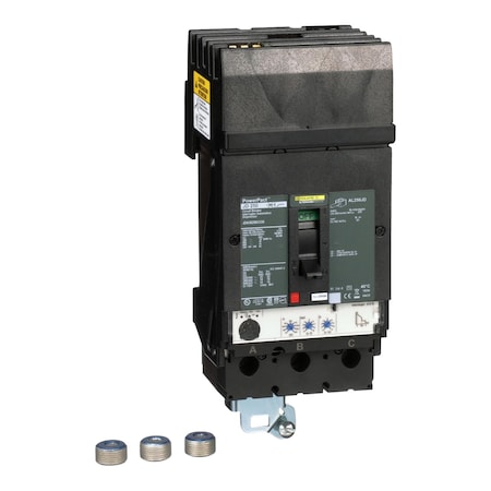 Molded Case Circuit Breaker, POWERPACT J Series, 250A, 3 Pole, 600V AC, 25kA at 240V AC MPN:JDA36250U33X