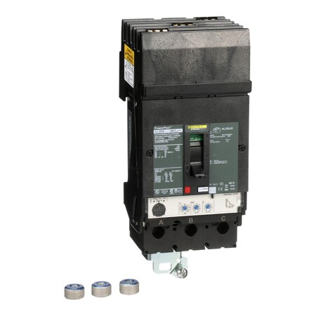 Molded Case Circuit Breaker, POWERPACT J Series, 250A, 3 Pole, 600V AC, 100kA at 240V AC MPN:JJA36250U33X